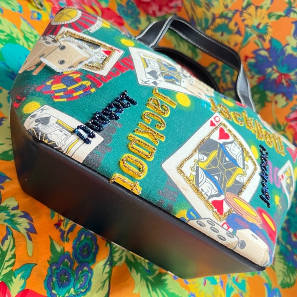 VINTAGE Bag Novelty Convertible Casino/Gambling - Picture 8 of 11